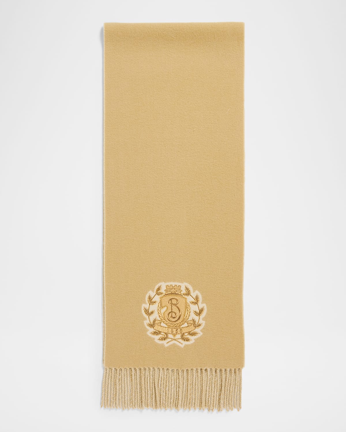 Burberry B Crest Cashmere Scarf