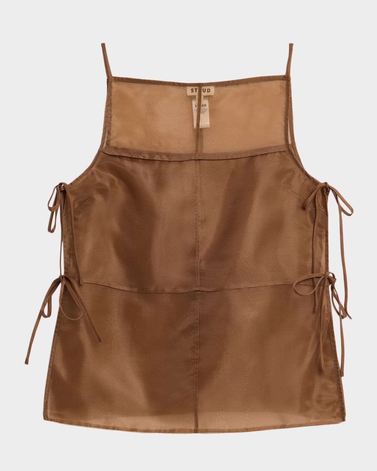STAUD Chandler Paneled Sheer Top