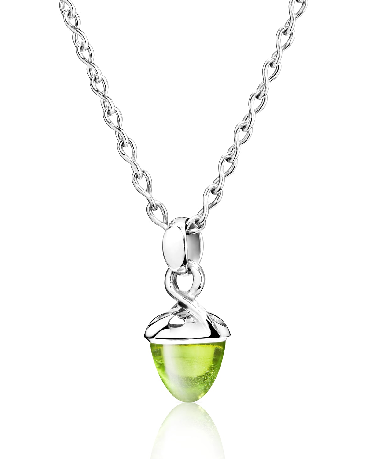 Mikado Bouquet Peridot Pendant Enhancer