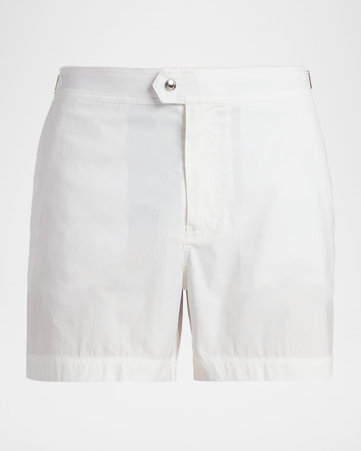 TOM FORD Men 's Poplin Waistband-Tab Swim Trunks