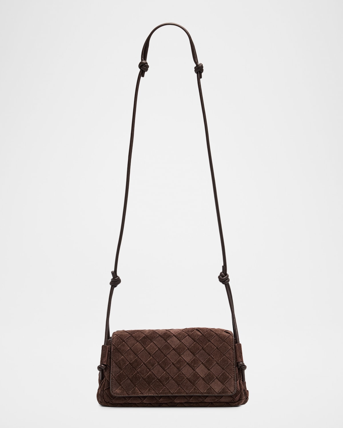 Bottega Veneta Smooth Suede Crossbody Bag