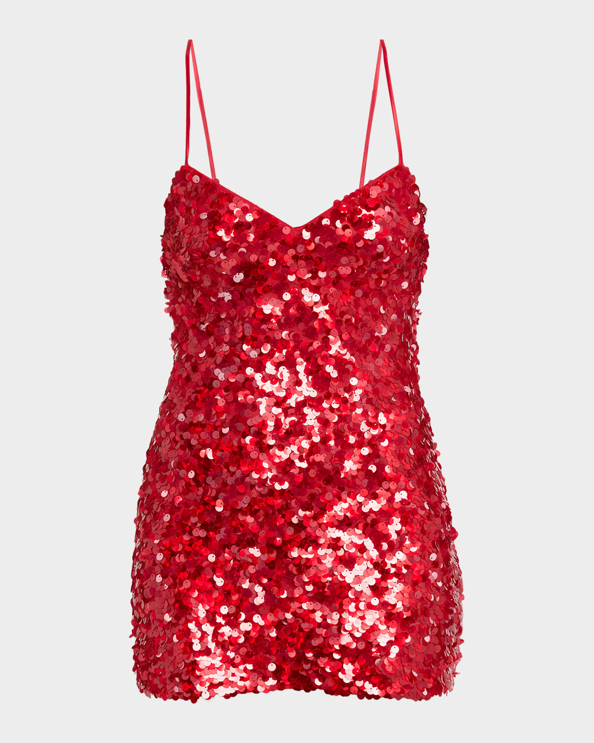 LoveShackFancy Raphaella Sequined Mini Dress