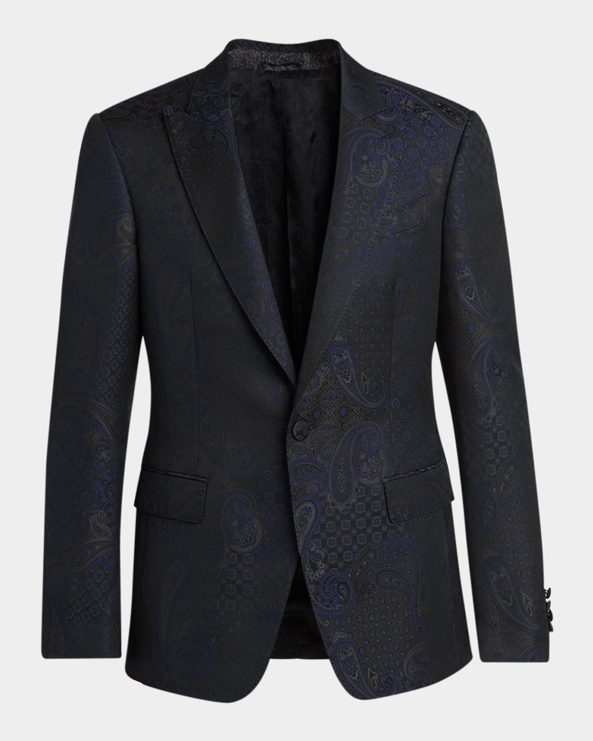 Etro Men 's Paisley Jacquard Single-Breasted Blazer