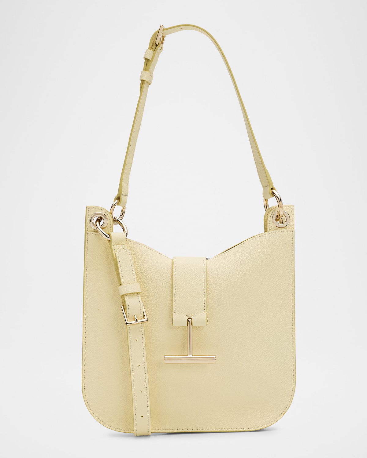 TOM FORD Tara Small Shoulder Bag in Grained Leather