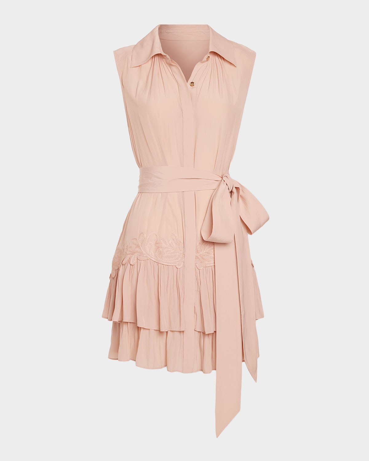 Ramy Brook Edelina Tiered Mini Dress