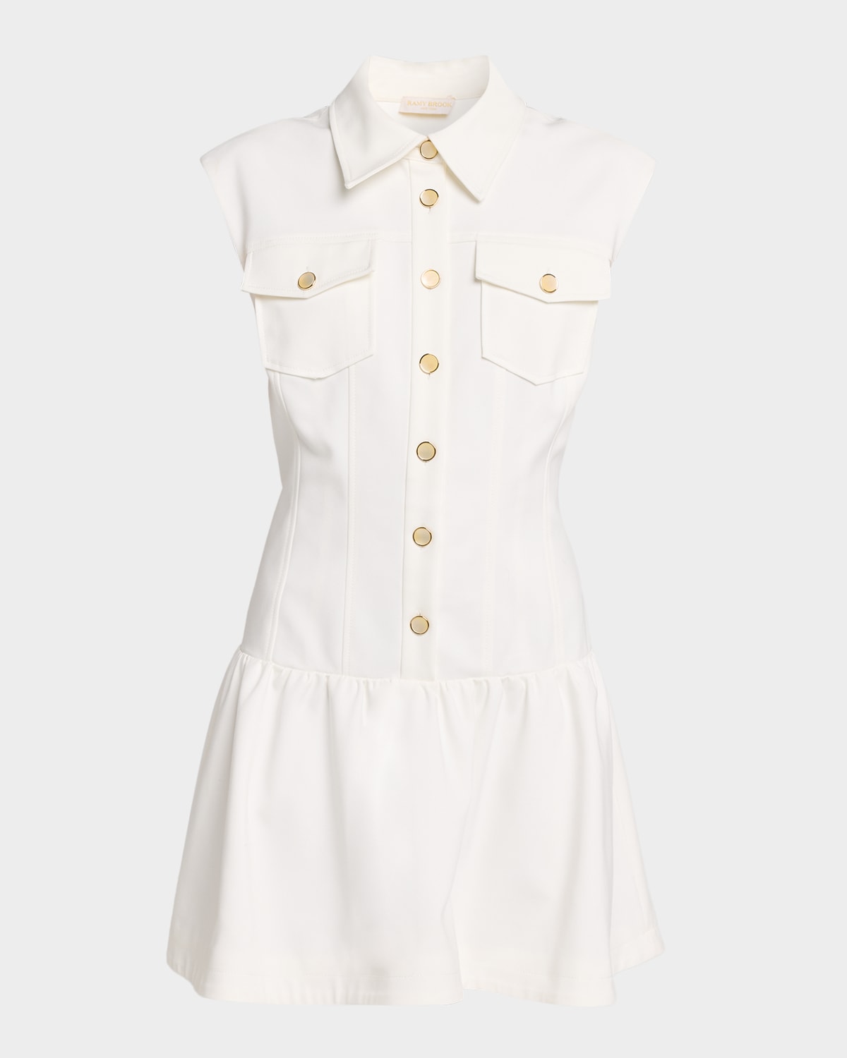 Ramy Brook Sofi Drop-Waist Mini Dress