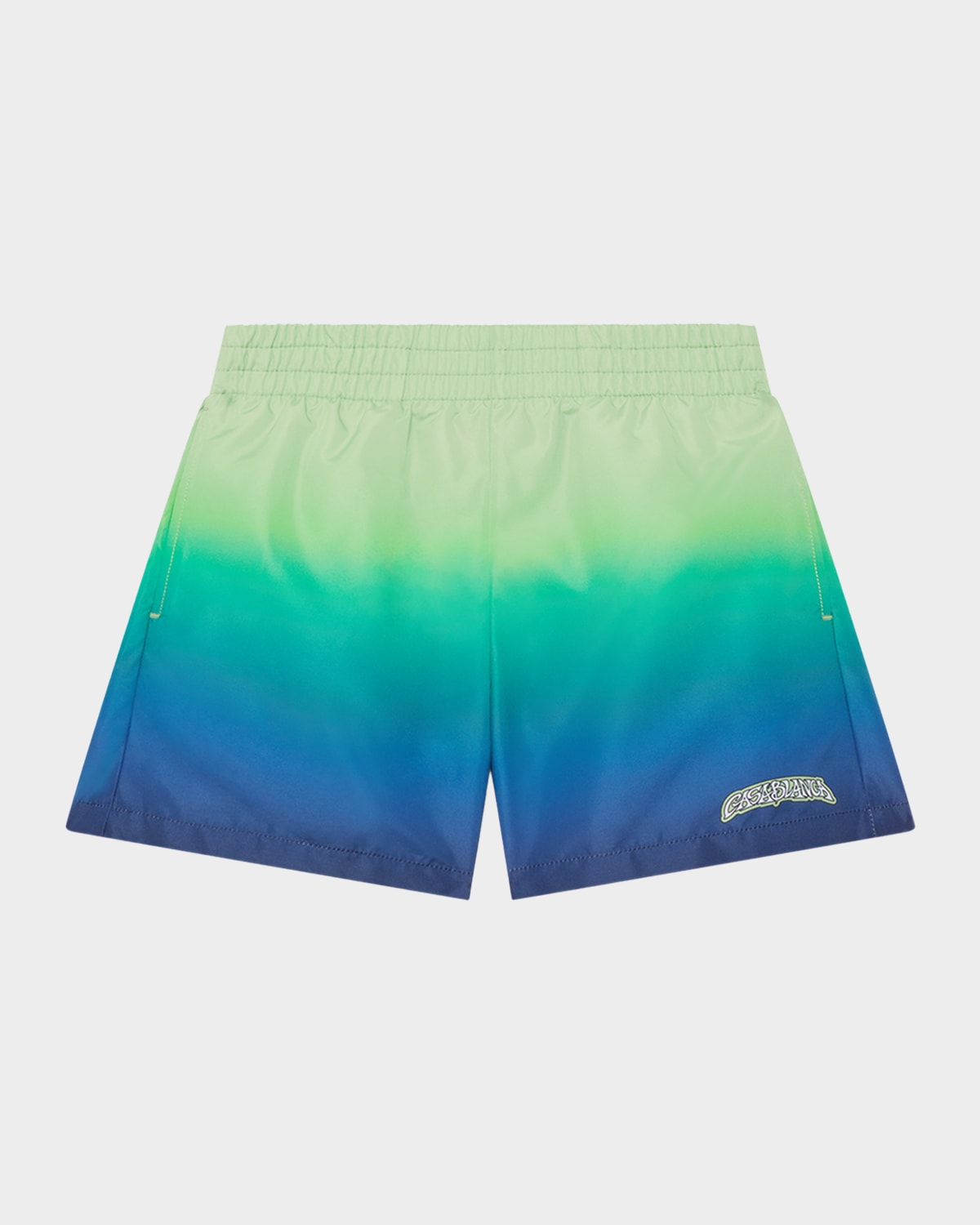 CASABLANCA Boy 's Gradient Print Swim Shorts, Size 3-14