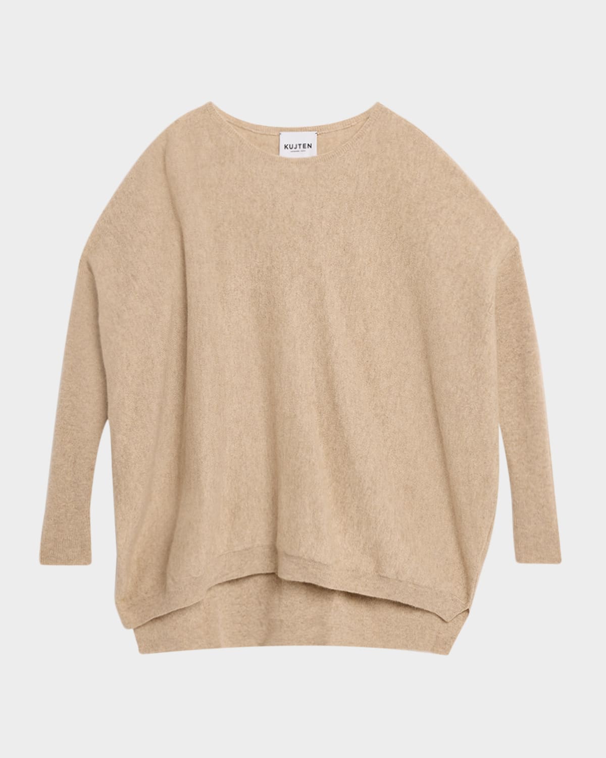 Kujten Jessy Oversized Cashmere Sweater In Brown