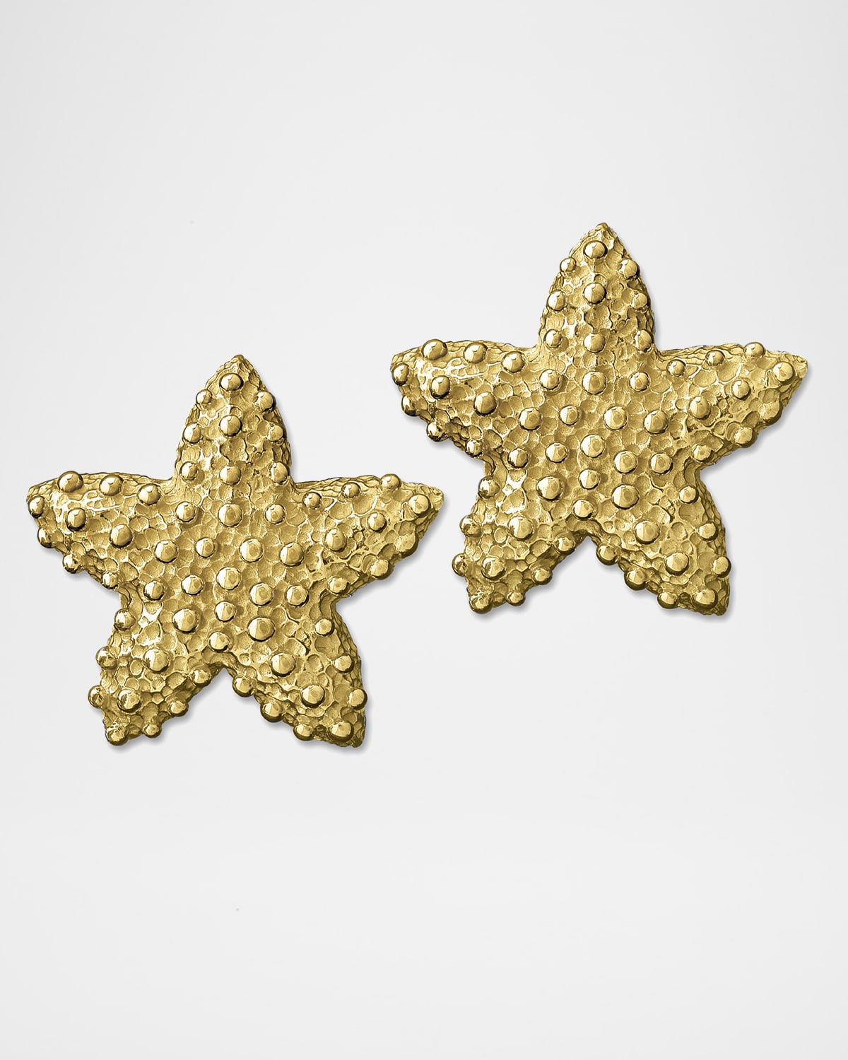18KY STARFISH EARRINGS