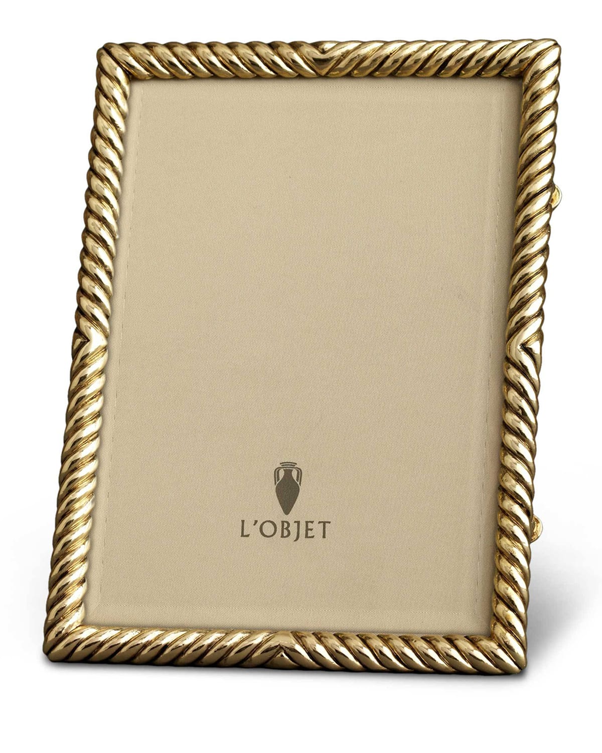 Shop L'objet Deco Twist 24k Gold Picture Frame, 8" X 10" In Multi