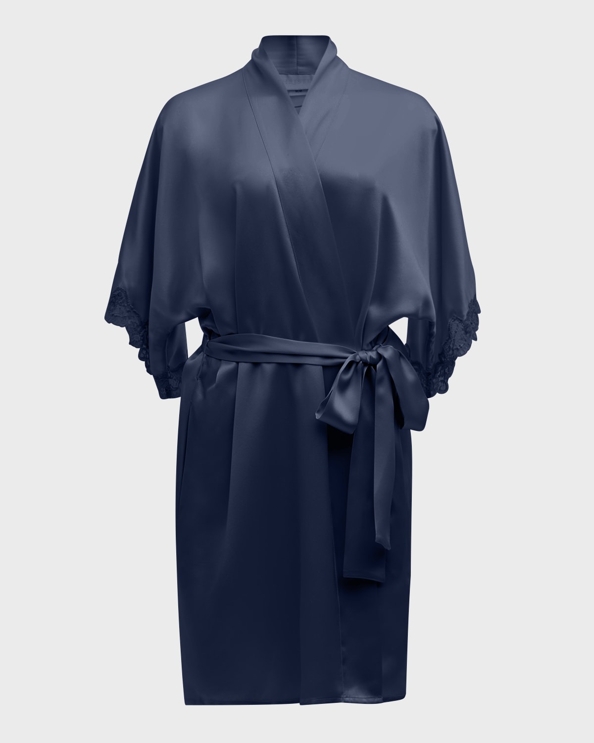 Bijoux Short Silk Robe