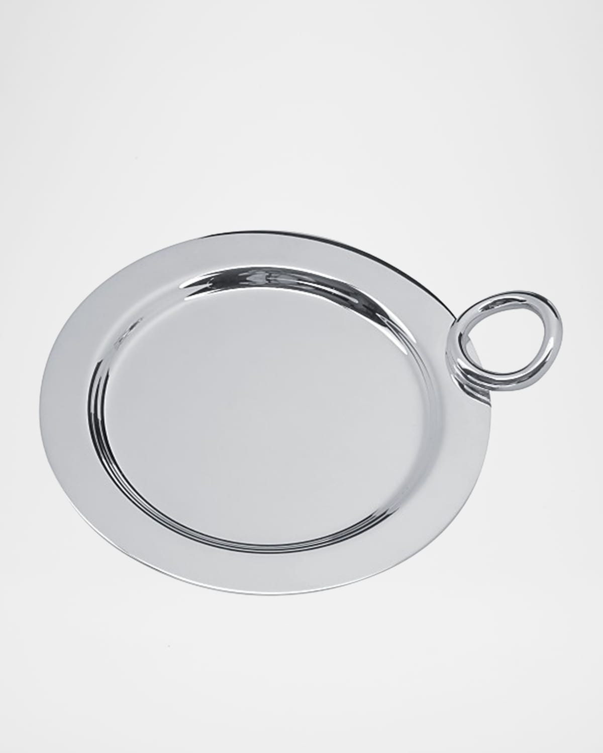 Christofle Vertigo Bottle Coaster In Silver
