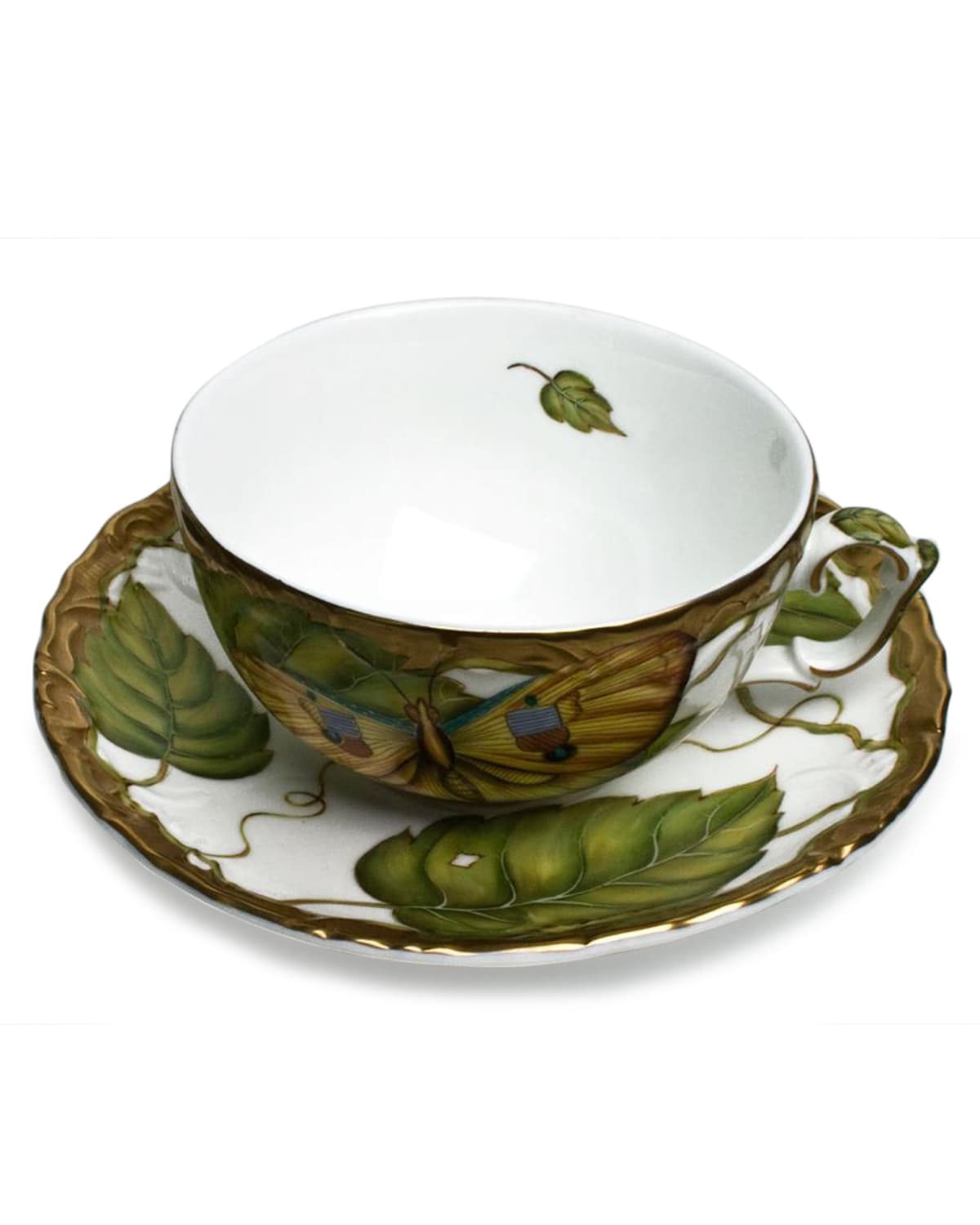 Exotic Butterflies Teacup and Saucer Set