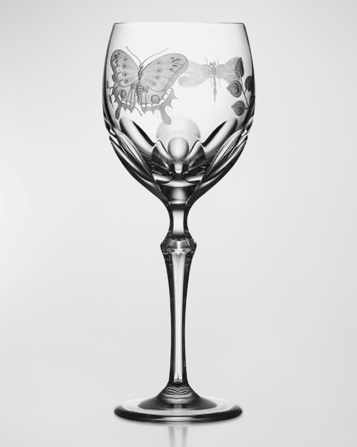 Varga Butterfly Stemmed Wine Glass In Transparent