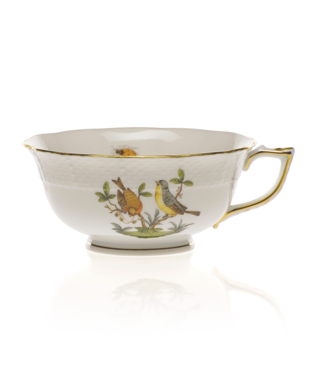 Herend Rothschild Bird Teacup #3 In No-color