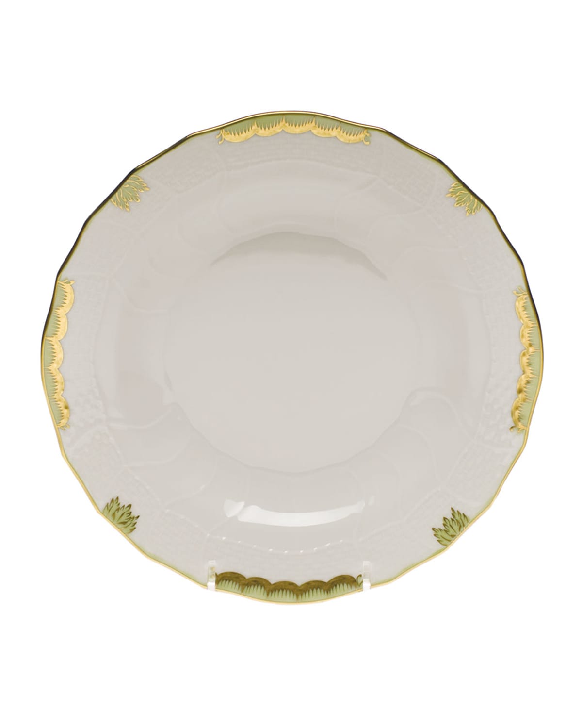Herend Princess Victoria Dessert Plate In Green