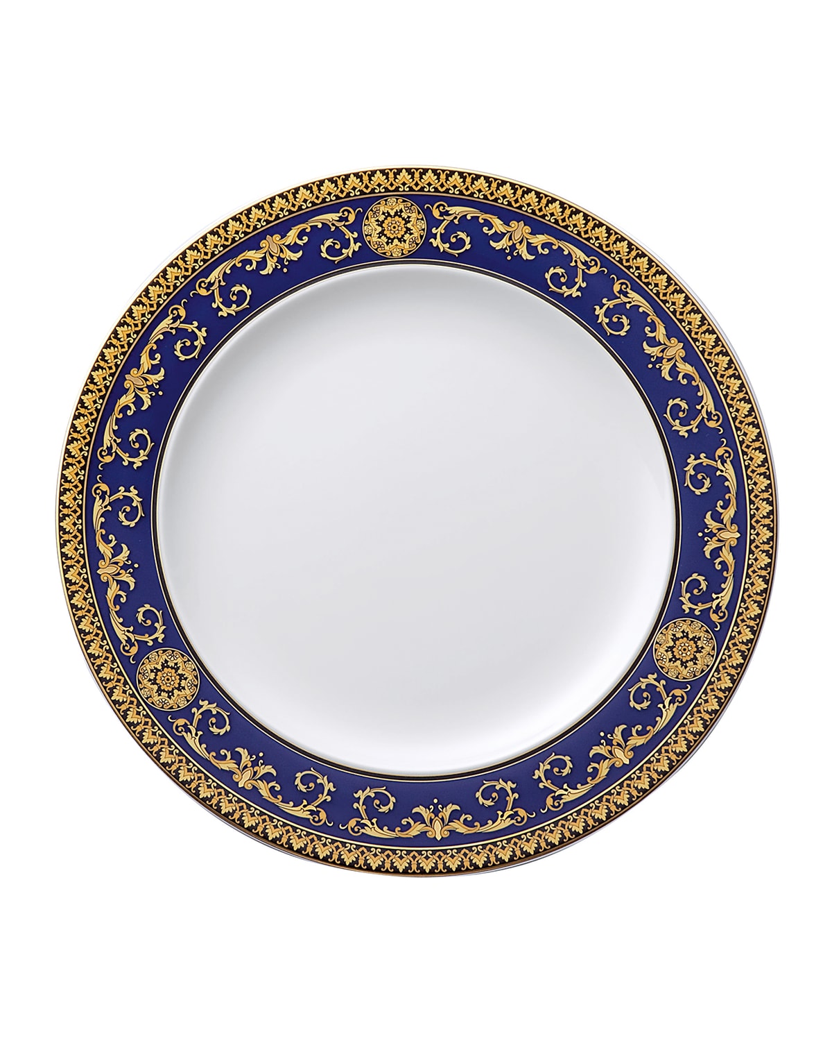 Shop Versace Medusa Dinner Plate In Blue