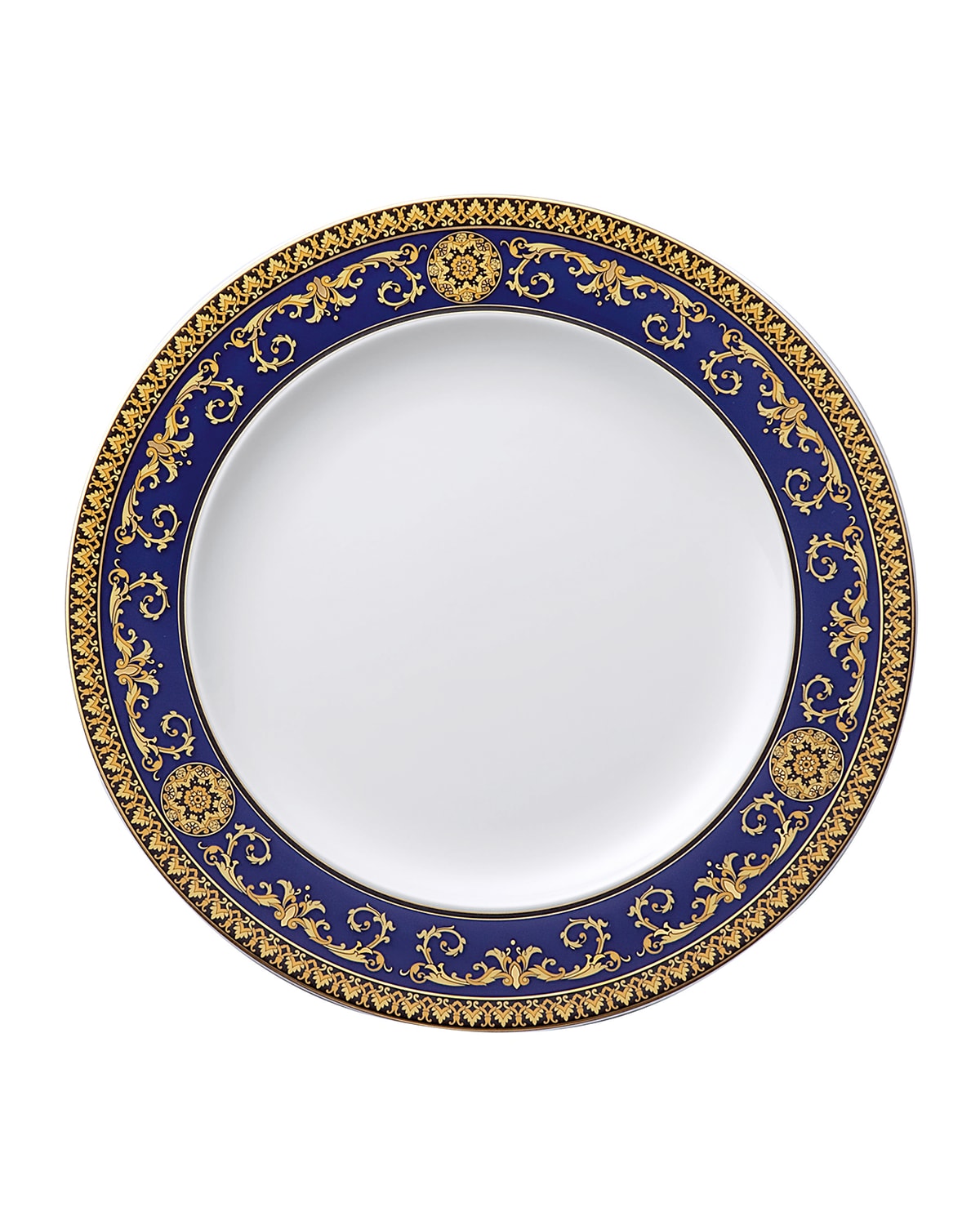 Versace Medusa Dinner Plate In Blue