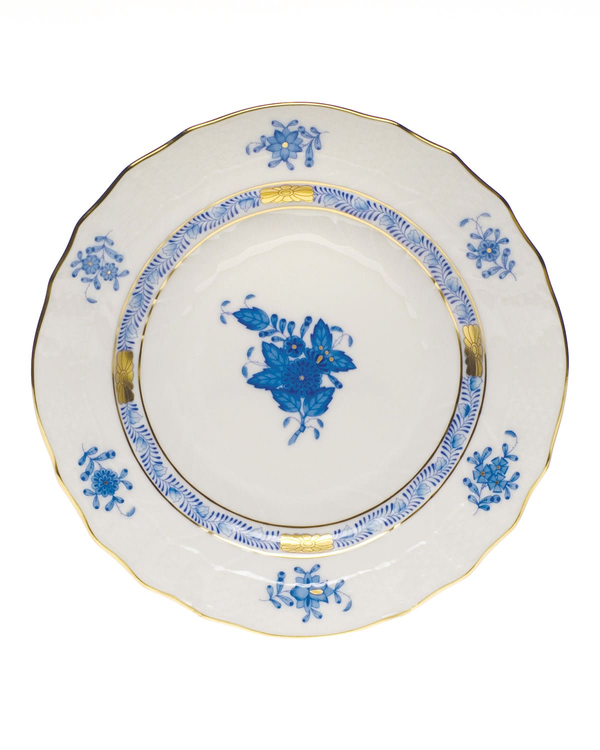Herend Blue Chinese Bouquet Bread & Butter Plate