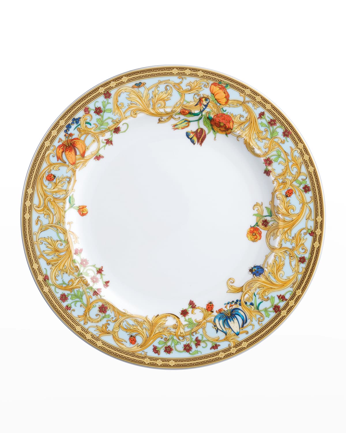 Shop Versace Butterfly Garden Dinner Plate In Assorted