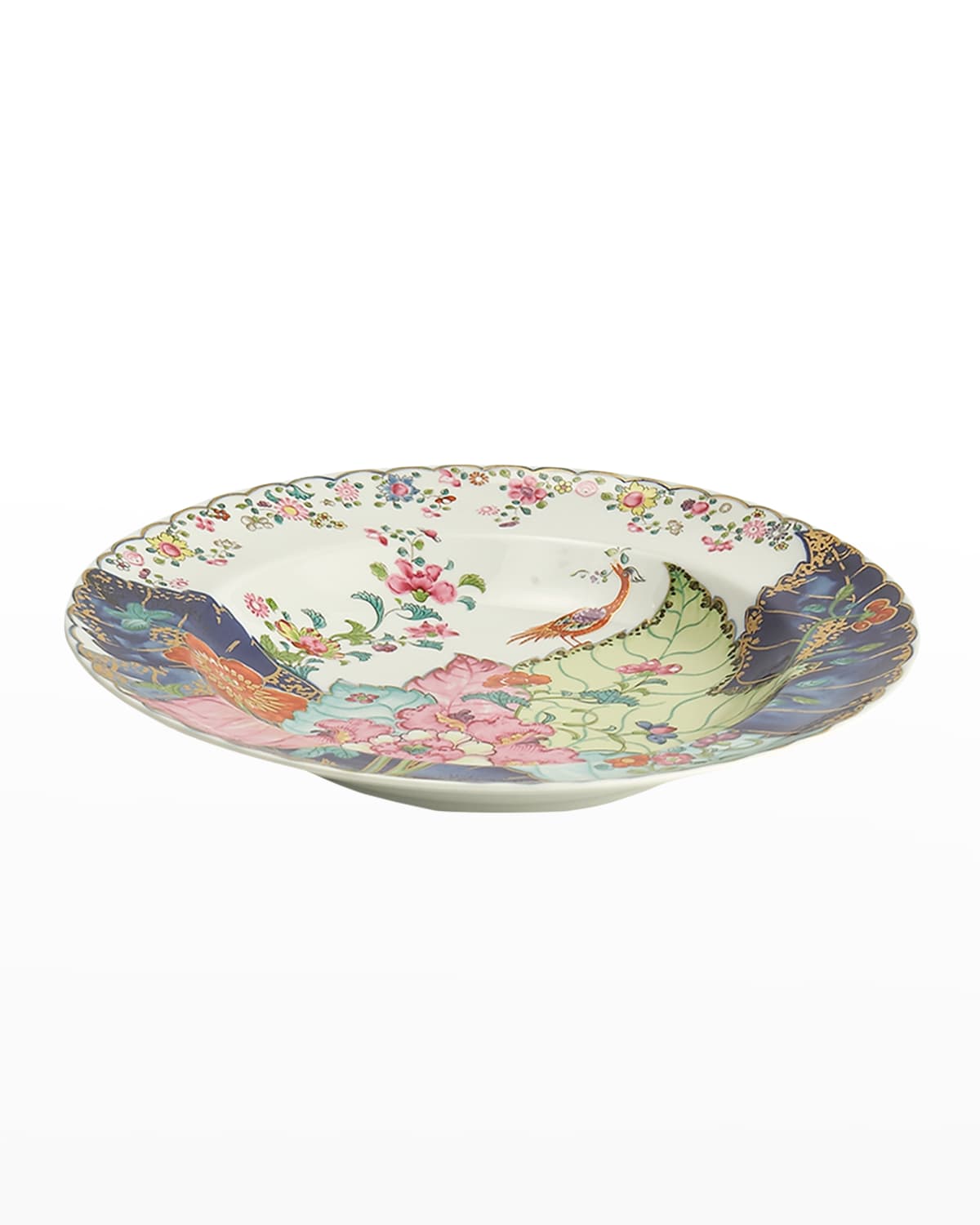 Mottahedeh Tobacco Leaf Rim Soup Bowl In Assorted