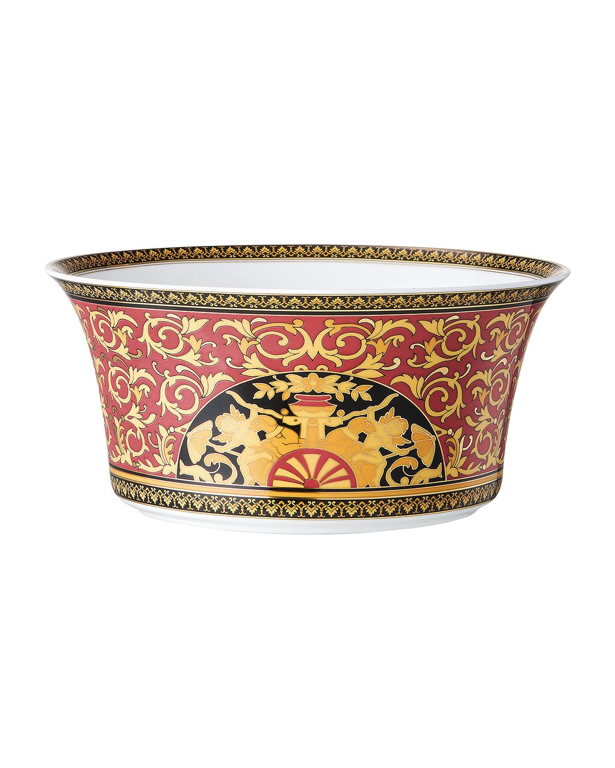Shop Versace Medusa Large Open Bowl In Red