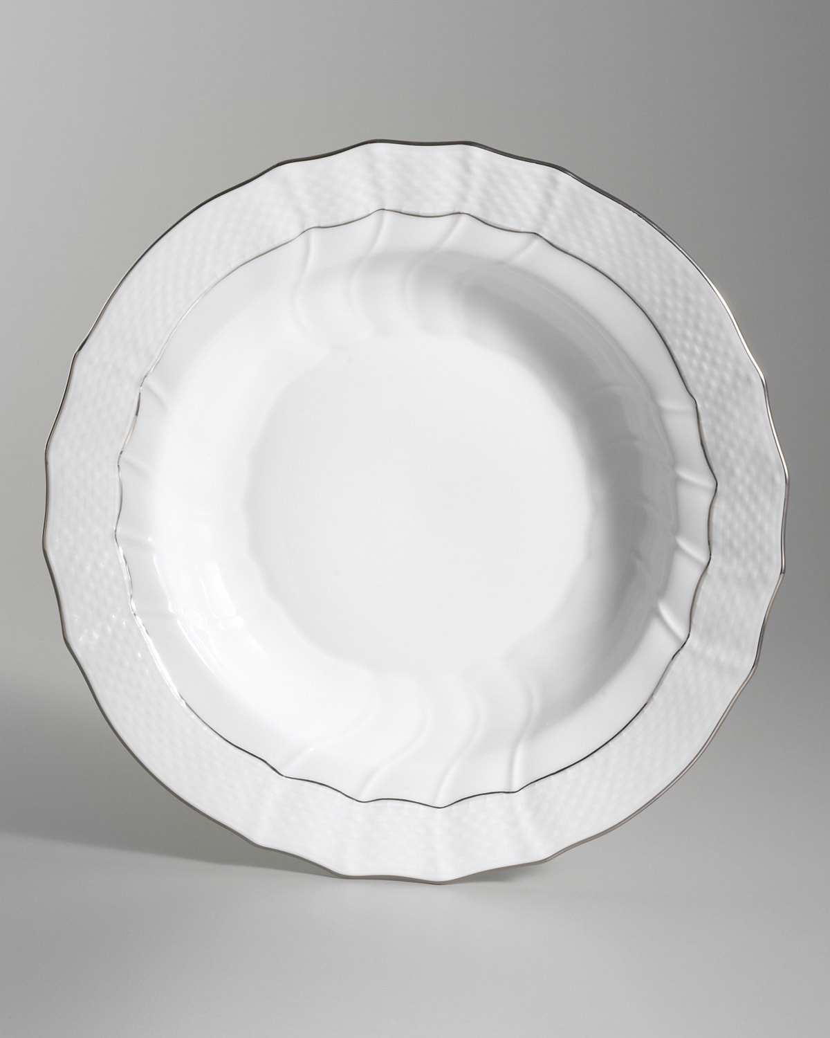 Herend Platinum Edge Pasta/soup Bowl In Assorted