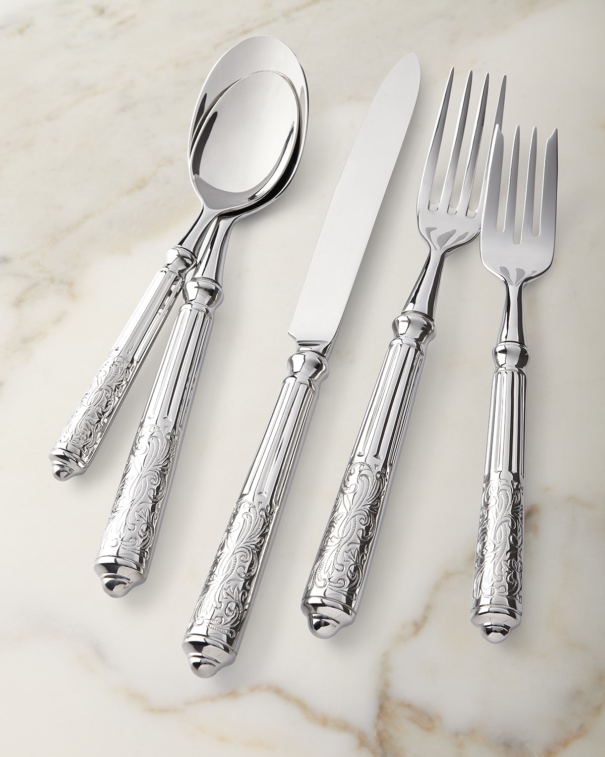 Shop Ricci Silversmith Amalfi Dinner Fork In Assorted