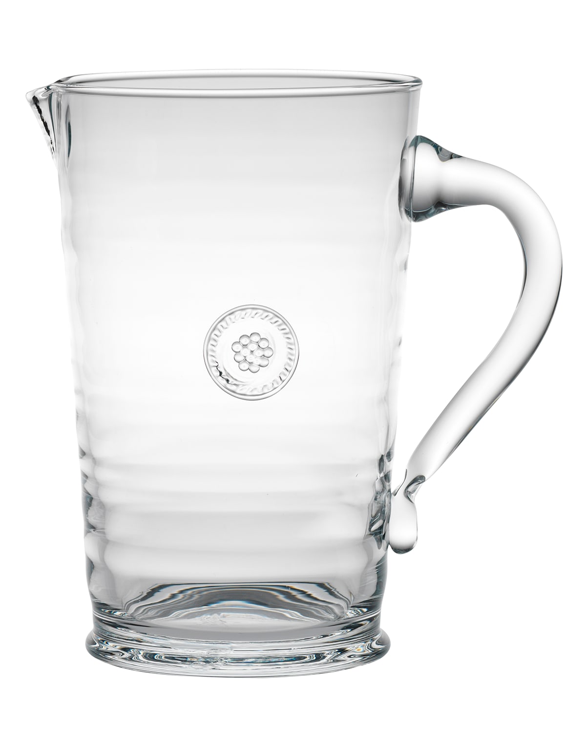 JULISKA CLEAR BERRY & GLASS THREAD PITCHER