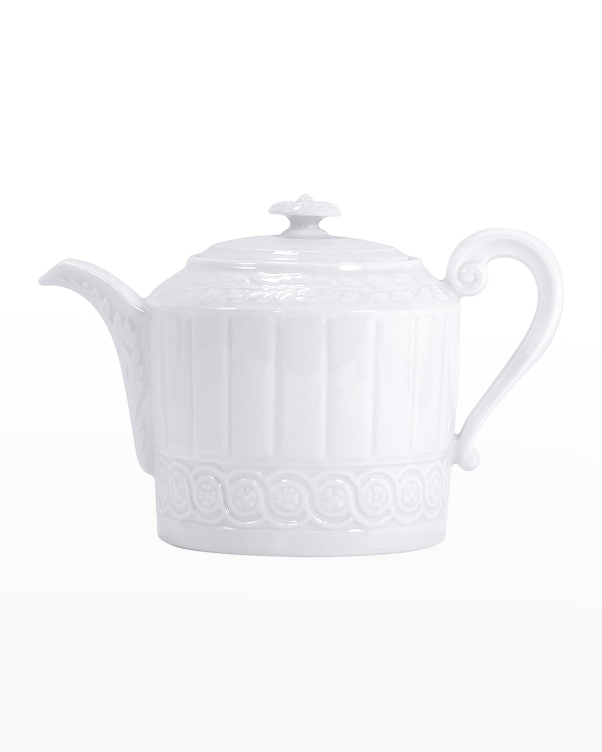 Bernardaud Louvre Teapot In White