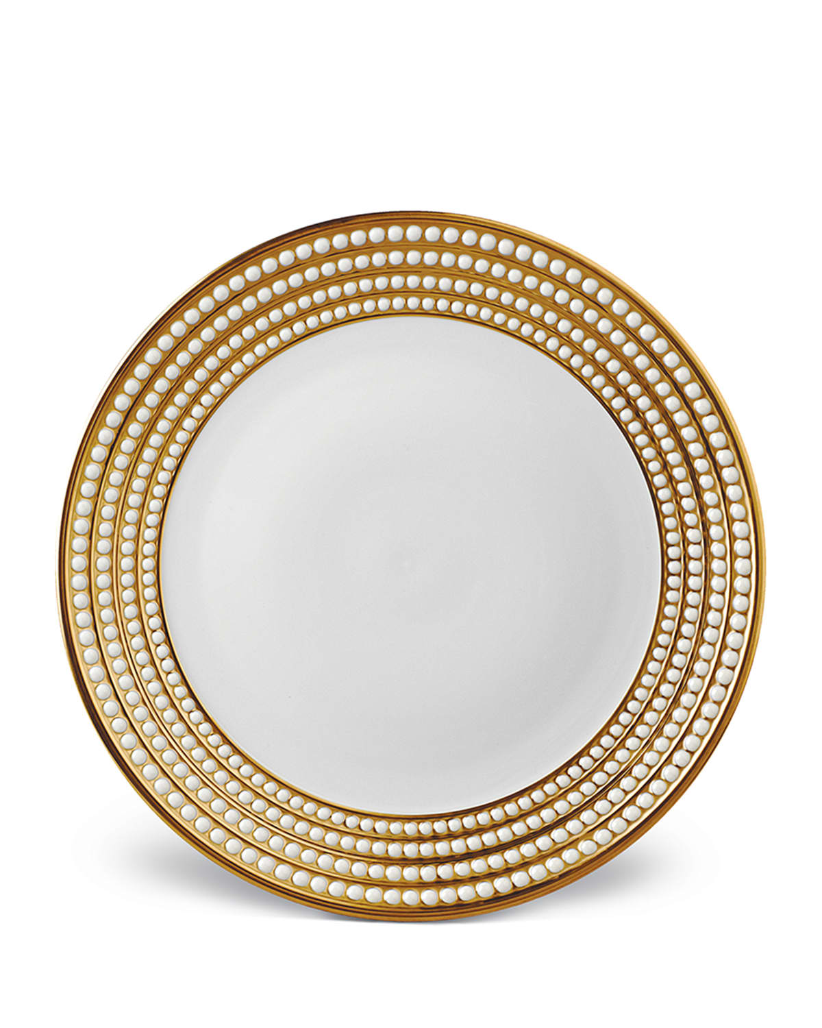 L'OBJET PERLEE GOLD CHARGER PLATE