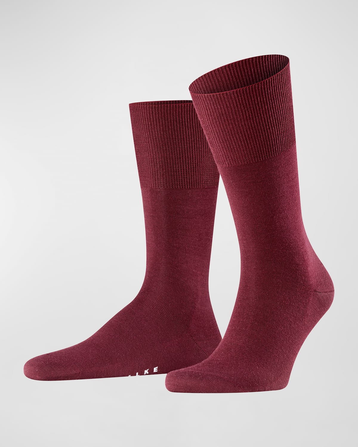 Shop Falke Airport Wool-blend Socks In Barolo