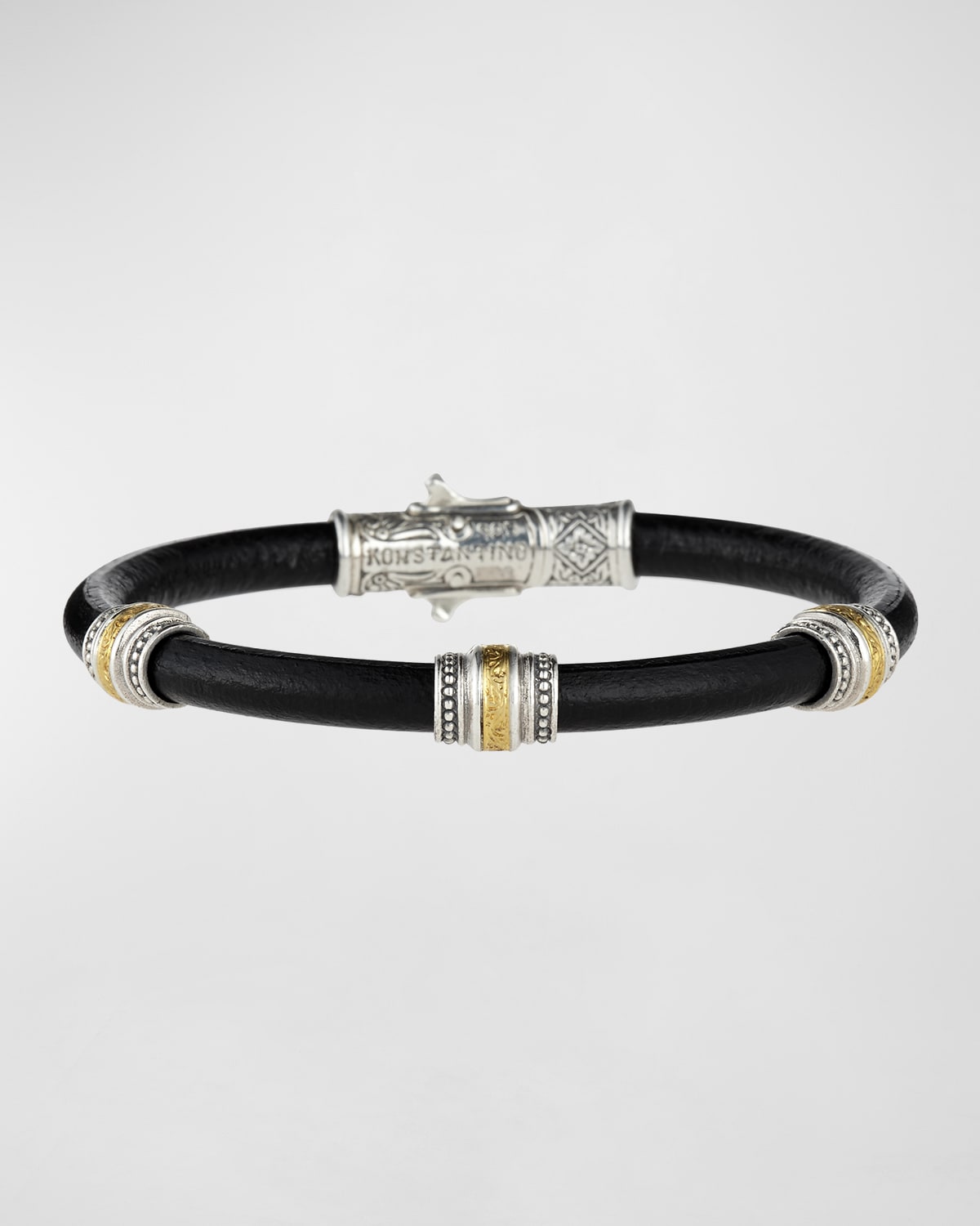 Phidias Men's Leather Cord Bracelet
