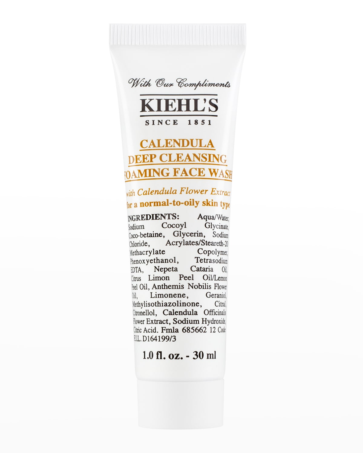 Calendula Wash, Yours with any $65 Kiehl's Since 1851 Purchase