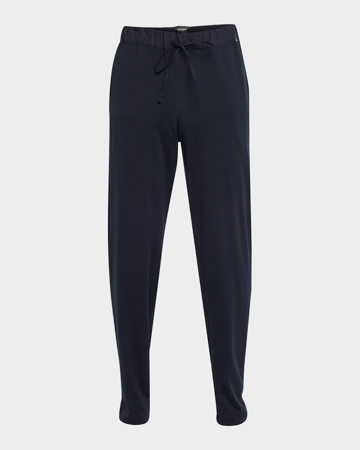 Hanro Night And Day Knit Slim Fit Lounge Pants In Black