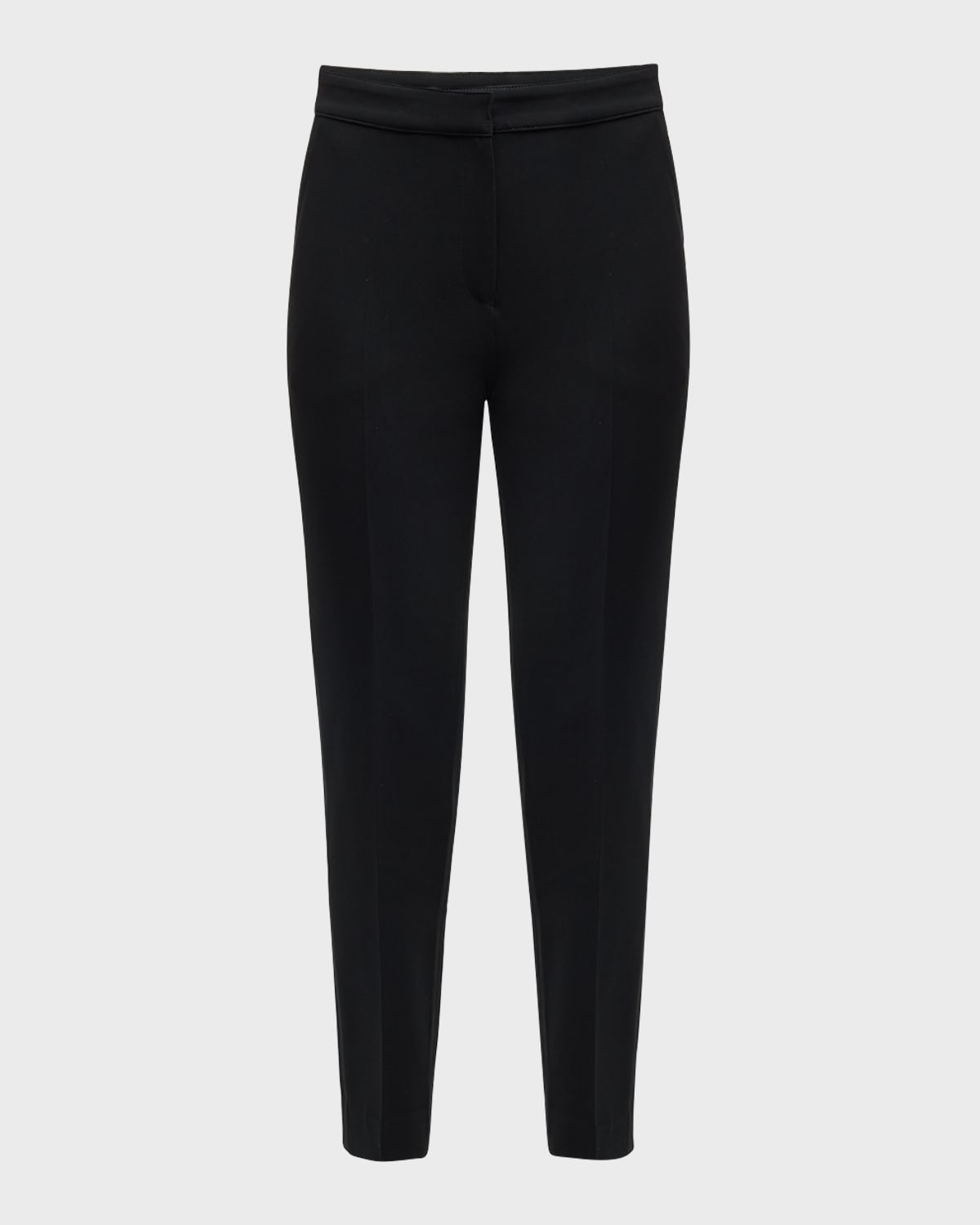 Emma Marocain Cropped Pants, Caviar