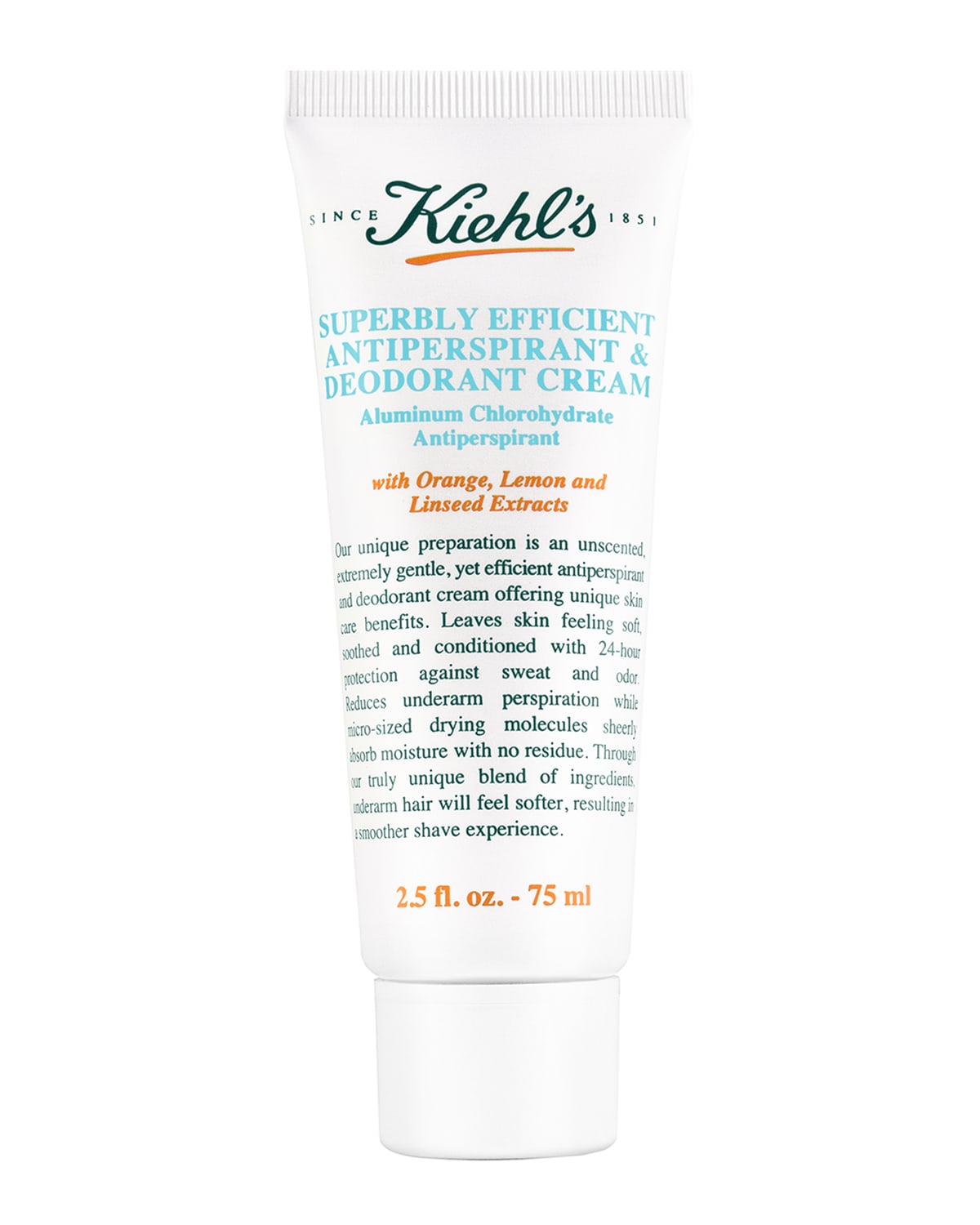 Superbly Efficient Anti-Perspirant & Deodorant Cream, 2.5 oz.