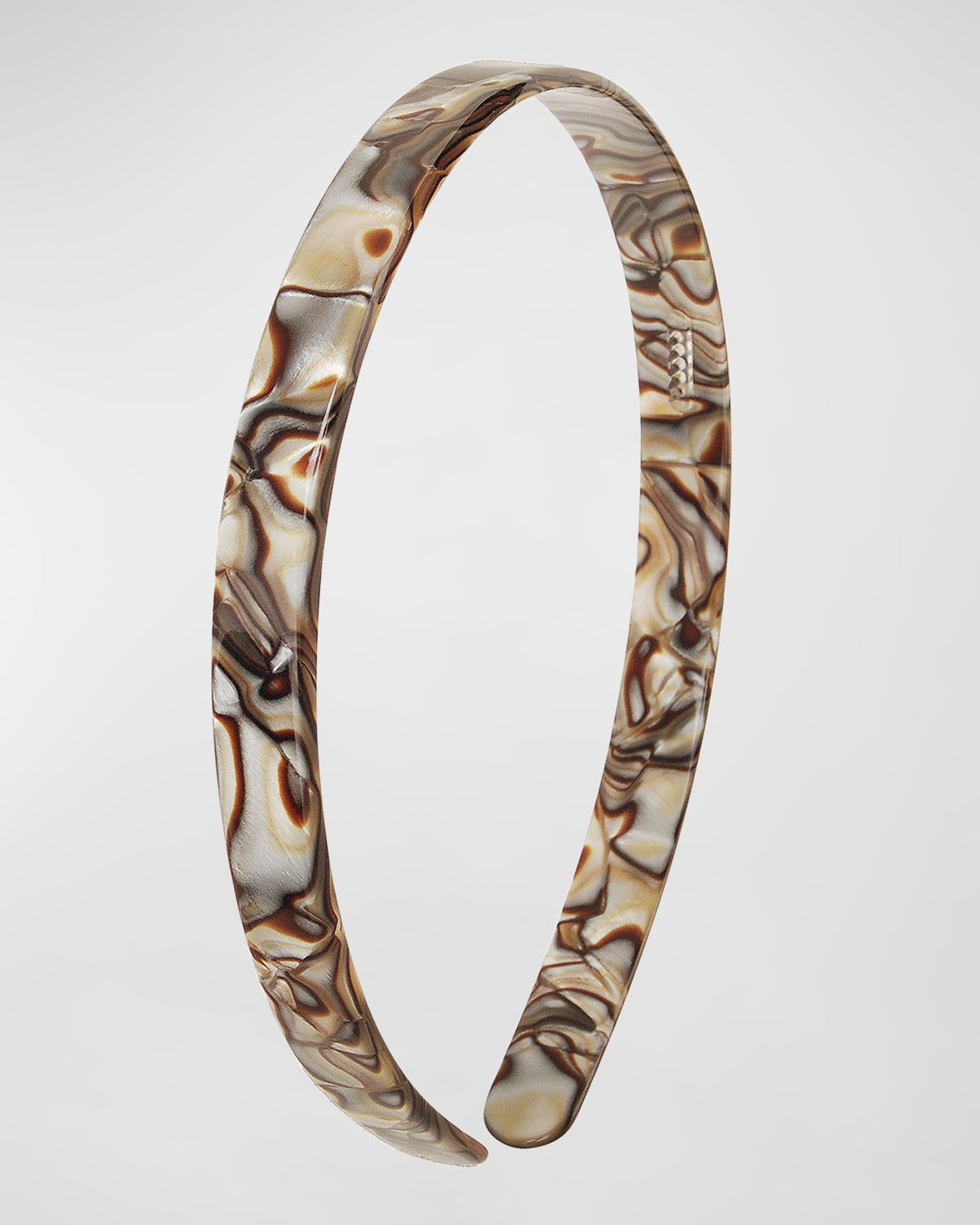 France Luxe Skinny Headband In Onyx
