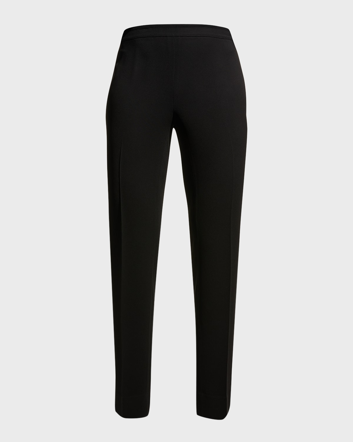 Lafayette 148 Bleecker Slim-leg Pants In Black