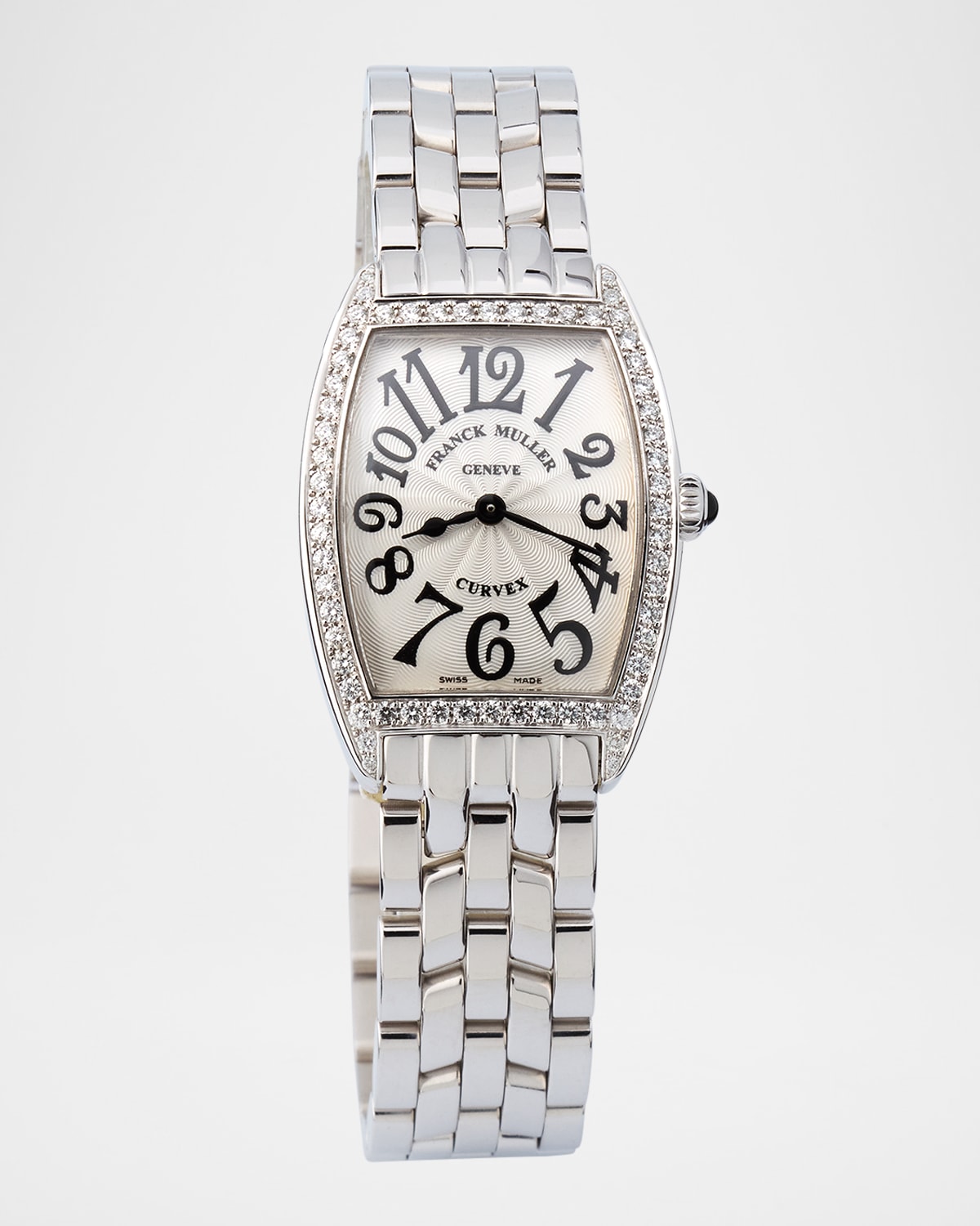 Ladies Curvex Stainless Steel Diamond Watch