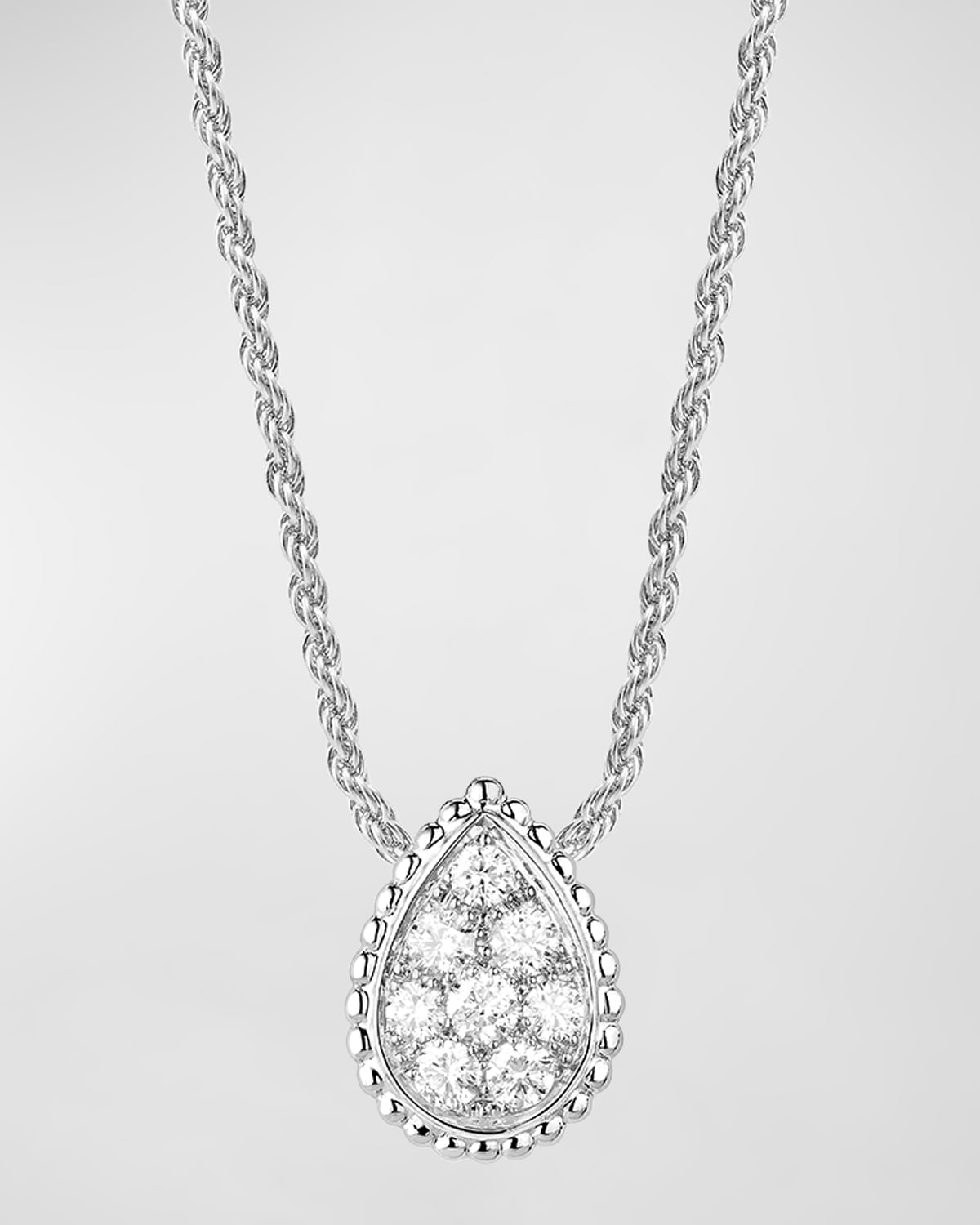 Boucheron Serpent Boheme White Gold Diamond Necklace