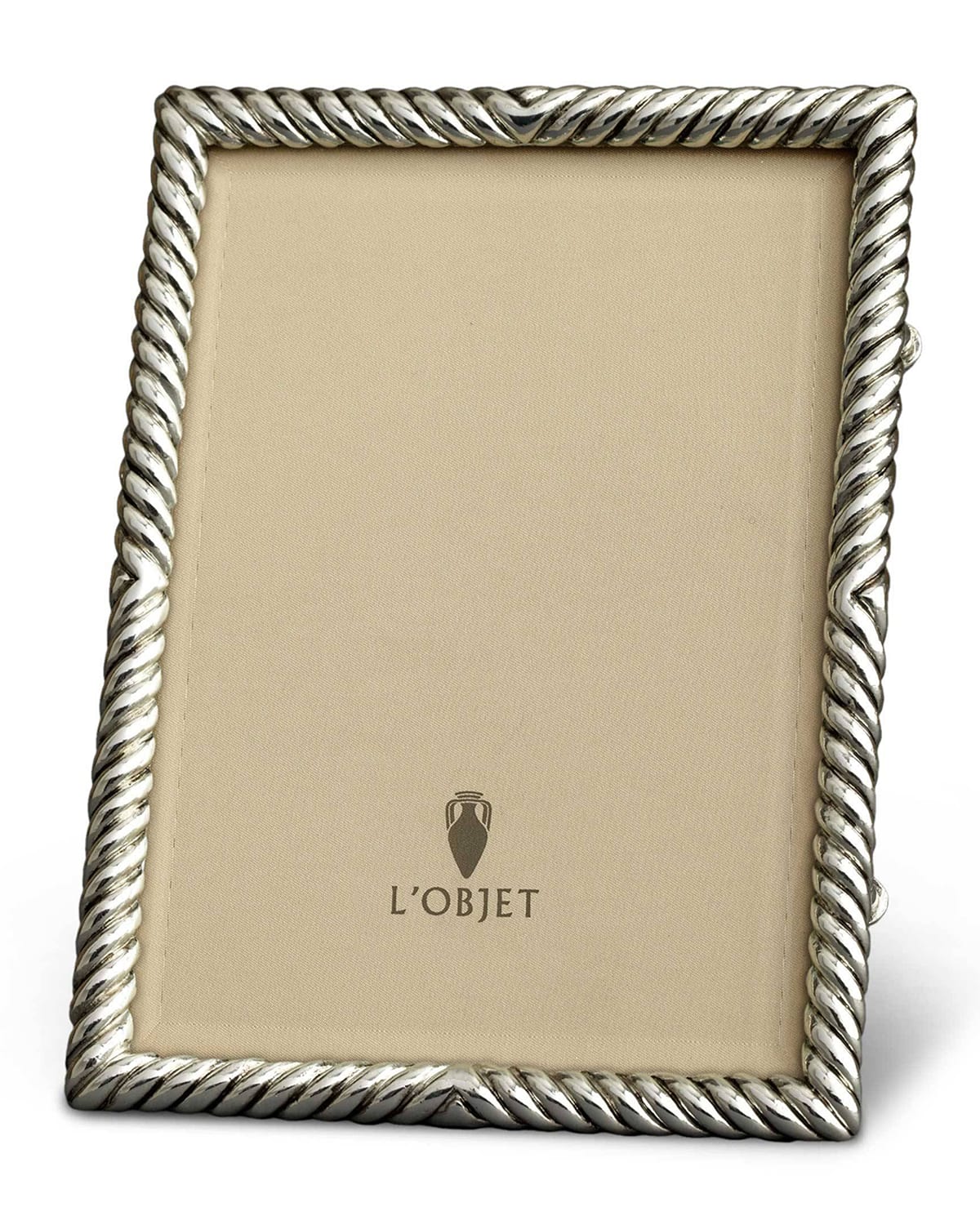 L'objet Deco Twist Platinum Frame, 8 X 10 In Db No Color