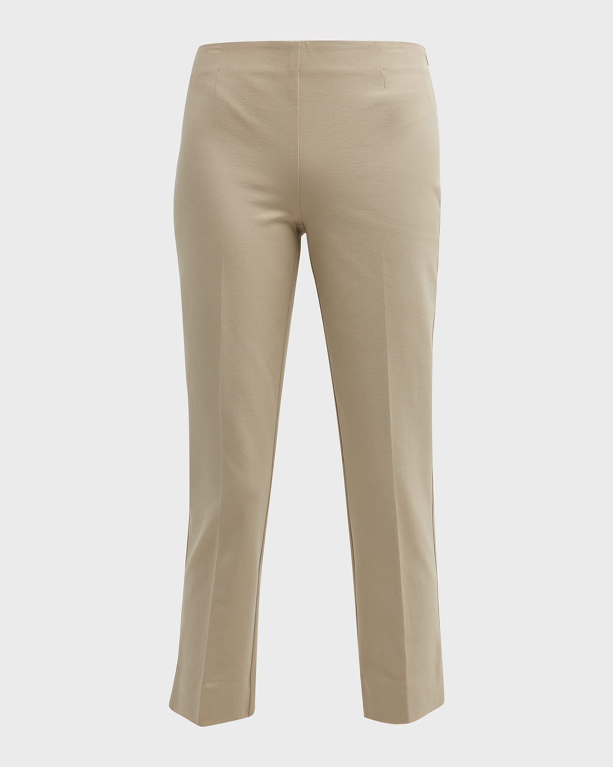 Lafayette 148 Petite Bleecker Jodhpur Crop Pants In Khaki