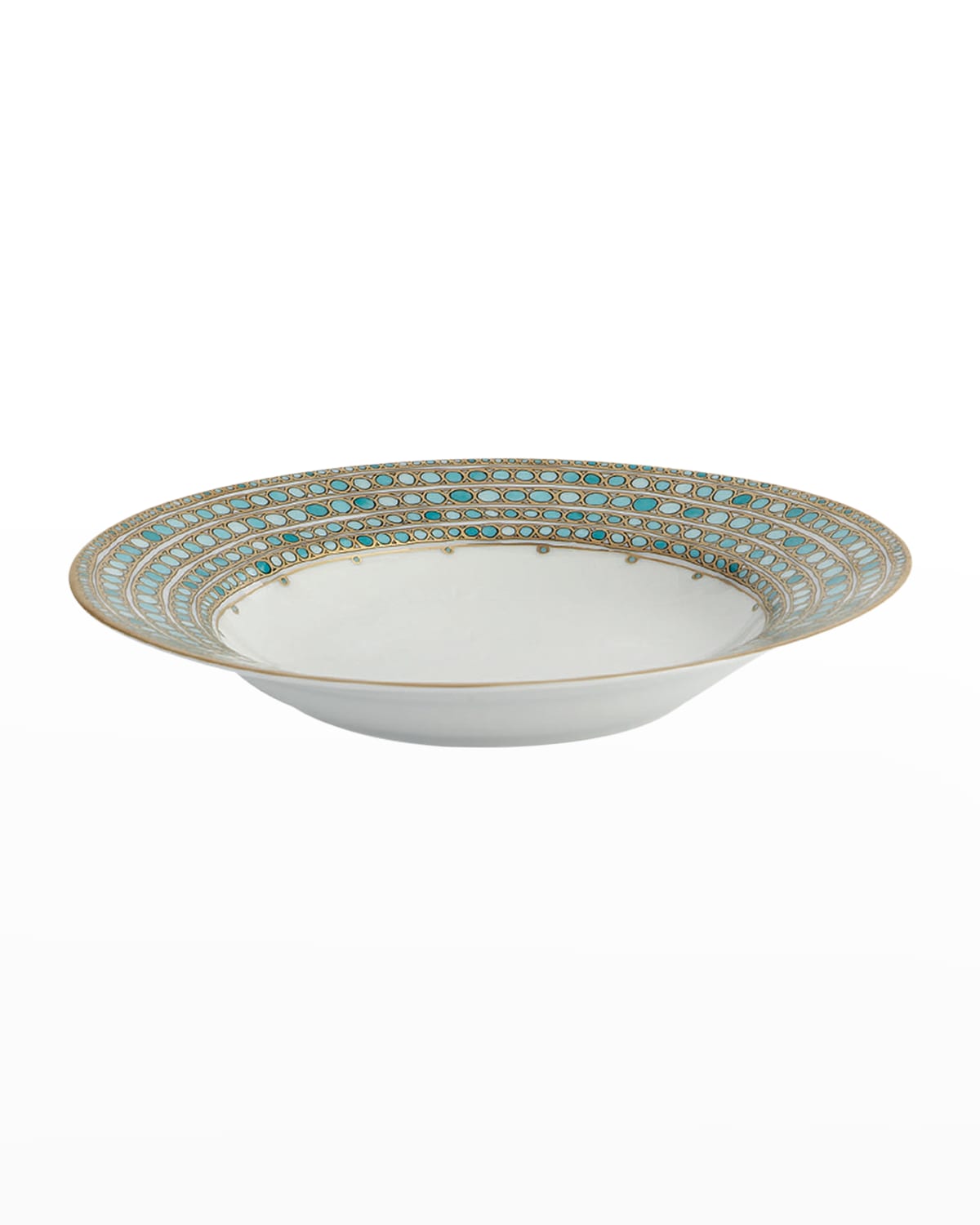 Haviland & Parlon Syracuse Turquoise French Rim Soup Plate