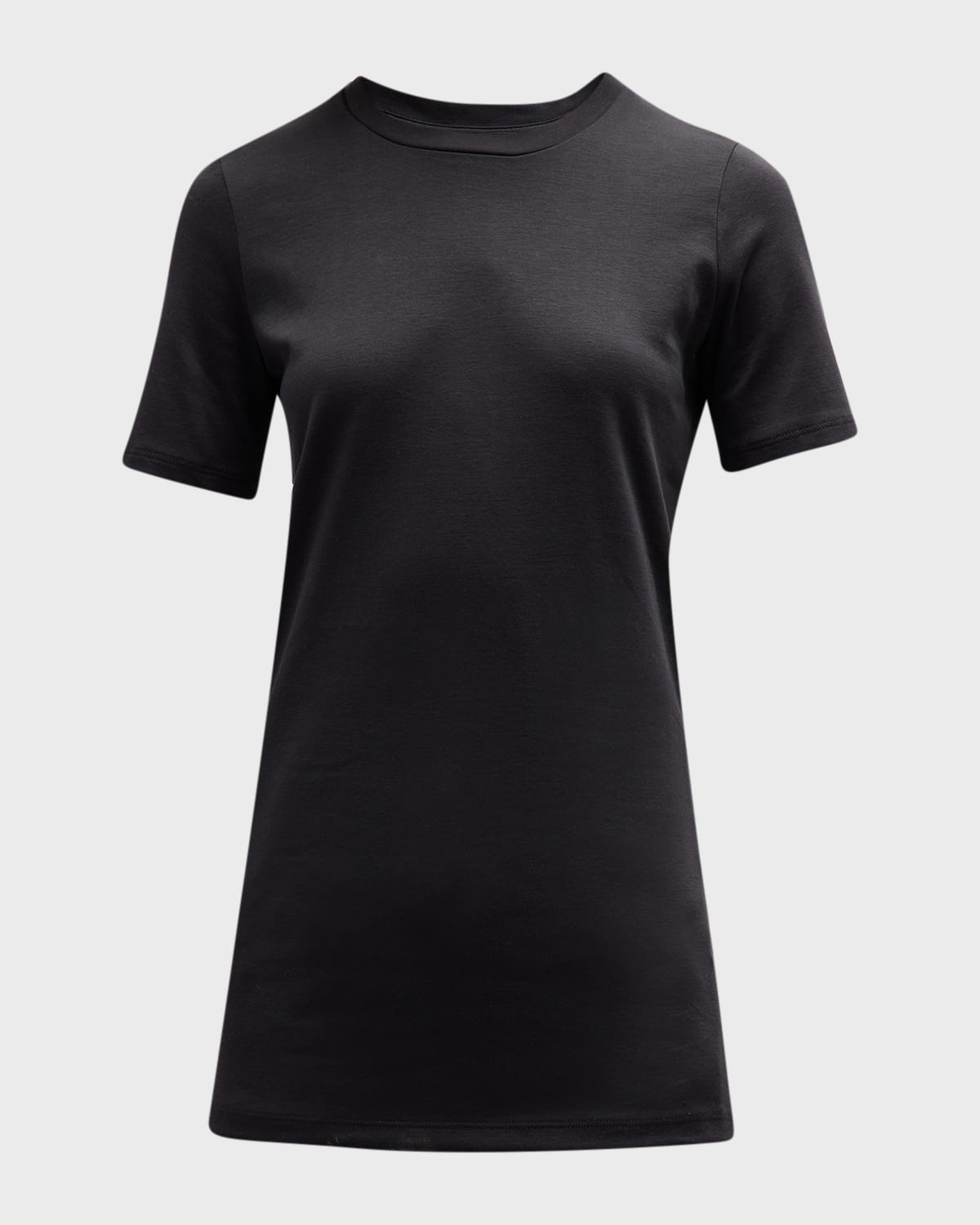 Theory Johanna Crewneck Classic Tee In Black