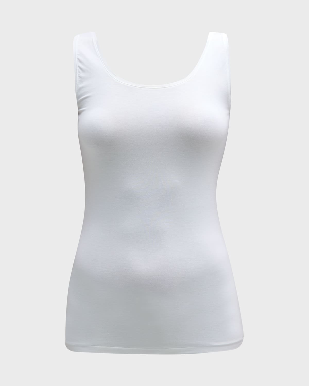 Shop Hanro Soft Touch Knit Tank Top In White