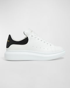 Alexander McQueen Men s Oversized Larry Leather Low Top Sneakers Neiman Marcus