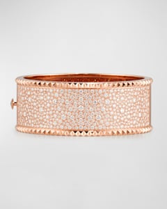 BVLGARI B.Zero1 Rock 18K Rose Gold Studded Diamond Bracelet