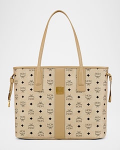 MCM Aren Mini Visetos Shopper Tote Bag Neiman Marcus