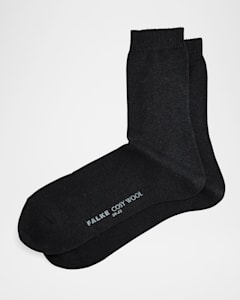 Neiman Marcus Cashmere Ribbed Socks Neiman Marcus